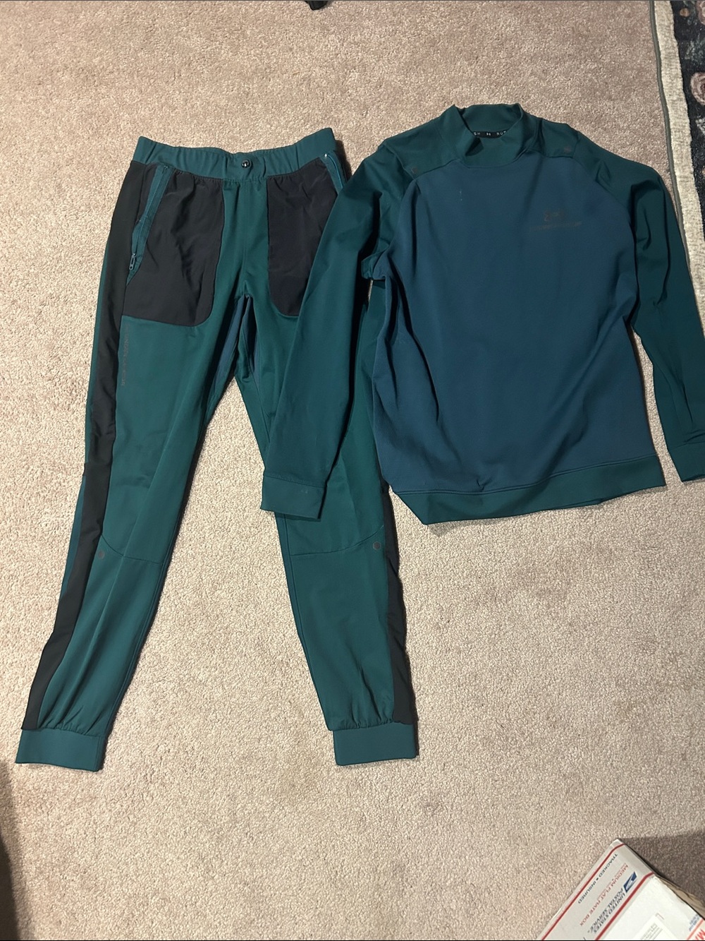 Under Armor “Rush” Athletic Sweatshirt and Jogger Set